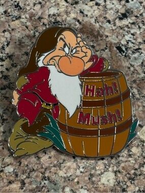 Disney Parks Grumpy Snow White & Seven Dwarfs Hah! Mush! OE Pin